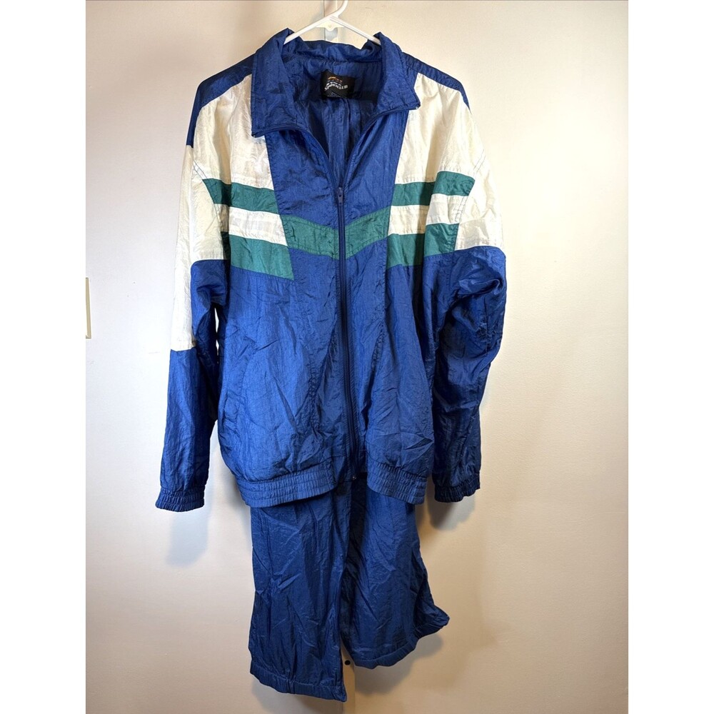 Vintage MacGregor 1994 Men’s Med Track Suit WindSuit Jacket & Pants Colorblock